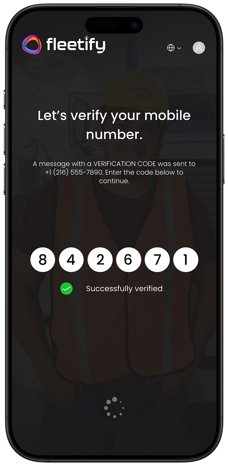 Seamless Verification - Screen 1