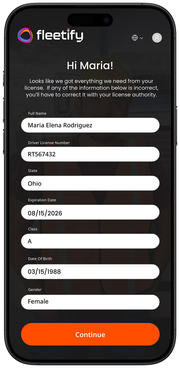 Review & Confirm - Screen 1